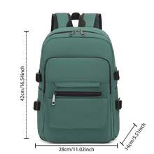 Stylish Waterproof Backpack Made Of Durable Material, Suitable For Daily Use, University And Hiking. - Blue - View 9