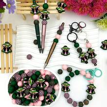 25pcs/26pcs/33pcs Women's Stylized Silicone Beads, Brown Rose Red Purple Green Yellow Women Queen Crown Twin Ponytail Elements, Hobbyist Decorative Beads Accessories For Earrings, Necklaces, Bag Chains, Beaded Pens, Phone Chains, Beaded Makeup Brushes, DIY Set Making Accessories, Empowering Women's Independence, Suitable For Holiday Gifts, Birthday Gifts - Female Style - View 4