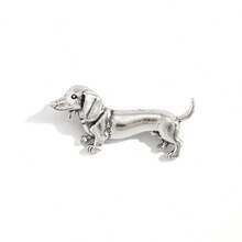1pc Vintage Dachshund Dog Brooch For Women Men Clothing Suit Accessories Puppy Animal Brooch Pin Party Office Jewelry Gift - Dachshund Brooch - View 10