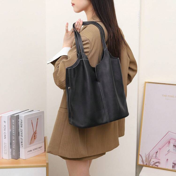 Women Bag Sets - Burgundy - View 8