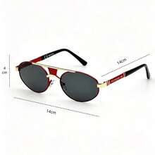1 paire de lunettes de luxe à monture complète pour hommes 2026, style rétro décontracté, convient pour la photographie, la conduite, les voyages, la plage, la vie quotidienne et d'autres occasions. Couleur unie rétro - Multicolore - Voir 8