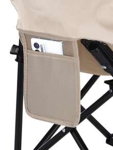 Foldable Camping Chair, Beach Chair, Fishing Chair, Outdoor Folding Table, Camping Equipment, Cup Holder Design, Aluminum Alloy Material, Quick Fold And Storage, Comes With Carrying Bag. Suitable For Camping, Travel, Hiking, Beach And Backyard Outdoor Accessories. - Multicolor - View 2