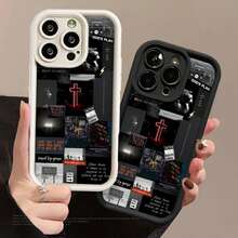 13 12 11 14 15 16 17 Pro Max A15 A13 A14 A12 A17 A54 A55 A72  12C 13C POCO X3 X6 Pro Note 12 13 14 Moto G04 G24 G14 G54 G22 G34 G84 Edge 60 PRO Lion And Cross Silicone Anti-Impact Case Free Shipping, 24h Delivery - J2 - 查看 3