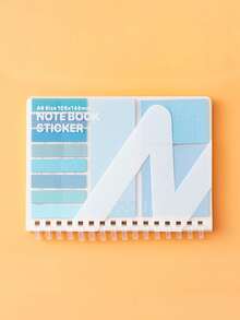 5pcs/1pc Multi Functional Note Pad Combination Sandwich Notebook With Adhesive Ins Style Index Sticker, Soft Wire Circle, Horizontal Line, Loose Leaf Notebook - one-size - View 13