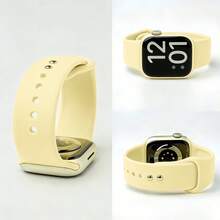 Soft Silicone Sport Band For Apple Watch 38mm-49mm, Replacement Strap Compatible With IWatch Series 1-11/Ultra/SE, Breathable Wristband For Women Men - 44mm/45mm/46mm/49mm/42mm(Series 3 2 1) - View 14