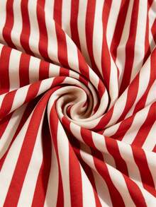 1pc Striped Print Milk Silk Sofa Cover, High Elasticity Dust-Proof Removable Washable All-Season Sofa Protector, Suitable For Patio, Garden, Poolside And Multiple Occasions, Single Piece Not Set - Multicolor - View 8