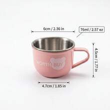 1 Stück 76/80ML 316 Edelstahl Kaffeebecher mit Griff, tragbarer Wasserbecher, isolierter Anti-Verbrühungs Trinkbecher, wiederverwendbarer Tee Milch Kaffeebecher, geeignet für Studenten und Erwachsene zur Verwendung in Schule, Büro, Reisen, Outdoor Camping, Picknick - Verschiedenfarbig - Übersicht 21