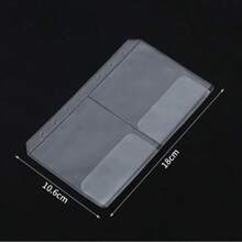 A5/A6 Double Grid With Cover 6-Hole Storage Bag 5pcs Set Transparent Loose Leaf File Bag Back To School Essential Study Supplies - Transparent - View 18