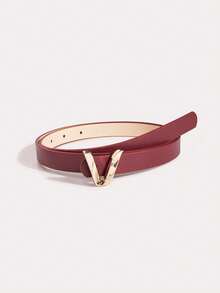 Letter Buckle Belt Summer, School Fall, Autumn, Halloween - White - View 7