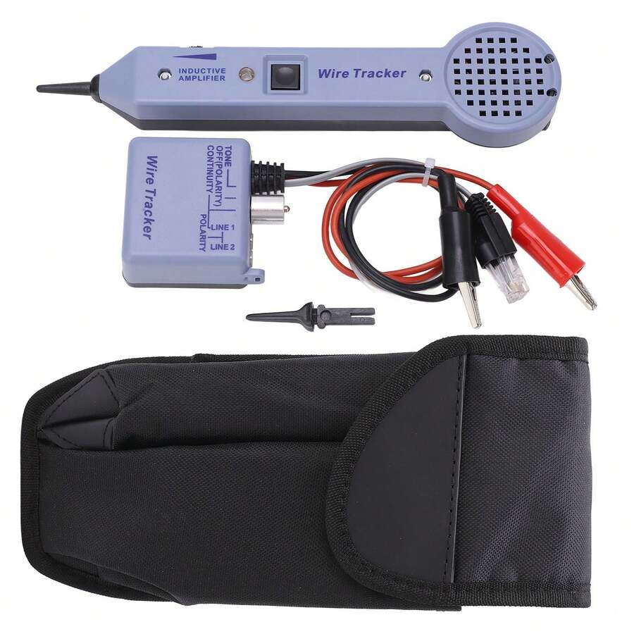 Network Cable Test Kit With Adjustable Audio Induction Amplifier And Cable Toner Detector - Kit De Localización De Líneas - View 1