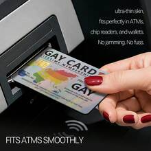 1pc Ultra-Thin Vinyl Skin Sticker For Credit Card, Debit Card, Transit Card, Key Card, Residue-Free, Holographic, Waterproof, Scratch-Resistant, Anti-Slip, Protective And Personalized Bank Card Skin - View 5