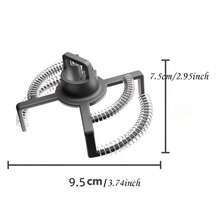 Juego de Cuchilla de Repuesto y Batidor de Leche Compatible con Thermomix TM7, TM6, TM5, TM31 | Crea Espuma de Leche Cremosa y Suave, Calidad de Barista, Apto para Lavavajillas, Accesorios de Batidor para Hacer Lattes, Cappuccinos y Chocolate - Gris - Ver 5