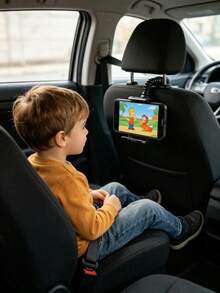 Car Backseat Headrest Tablet Holder, Car Seat Phone Mount, Suitable For Most Tablets And Phones, Convenient And Easy To Use - Multicolor - View 1