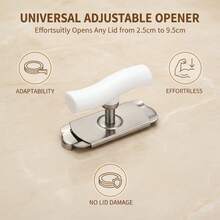 2pcs Weak Grip Can Opener, Jar & Bottle Lid Opener Suitable For Elderly With Arthritis - View 9