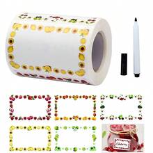 [Waterproof Labels With Tag Pens Included] 120pcs+Reusable Waterproof Blackboard Labels With Tag Pens - Removable Stickers Suitable For Storage Containers, Mason Cans, Bottles, Food Storage Rooms, And Office Accessories, Gif - A - View 1