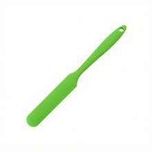 1pc Silicone Spatula Cream Scraper Macaron Colorful Cake Spatula Bread Jam Knife Stirring Tool Non-Stick Baking Tool Material Heat Resistant Multiple Color Options, Silicone Jar Scoop Spoon, Heat Resistant Cake Cream Peanut Butter Scoop Spoon, Batter Mixing Scraper, Non-Stick Bread Spatula, Rubber Kitchen Jar Utensil Stirrer Scraper, Long - Multicolor - View 12
