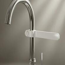Adjustable Towel Rack, Faucet-Mounted Towel Holder, Universal Faucet-Mount Style, Drill-Free Sink Storage Rack, Kitchen Dishcloth Holder, Dishcloth Drying Rack, Surface- Bathroom Storage Shelf, Space-Saving Kitchen Storage Rack, Kitchen Sink Accessories - A Dishcloth Holder - View 1