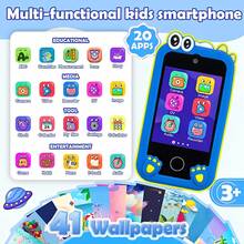 Rechargeable Kids Toy Phone, 2.8 Inch Touch Screen, Dual Camera, Boys And Girls Daily Play Toy - Multicolor - View 3
