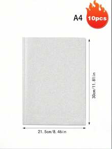 10 Pcs Film Sampul Buku Transparan Self-Adhesive, Desain Pra-Potong Tanpa Potong, Pelindung Buku Teks Tahan Air, Dekorasi Bening Minimalis, Sleeve Ringan Portabel untuk Buku Catatan Siswa & Buku Sekolah A4 16K A5 - A - View 14