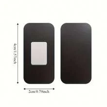 YITAPE 1 Set 2pcs Penahan Pintu Kabinet Magnetik Perekat Diri Magnet Tersembunyi untuk Lemari Pakaian, Furnitur, dan Laci Dapur - A - View 7