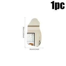 1pc Asymmetrical Frameless Wall Mirror, Wall Decor Mirror Sticker, Bedroom Home Decor, Living Room Room Decoration, Abstract Wavy Acrylic Decorative Mirror, Suitable For Bathroom Bedroom Living Room, Minimalist Home Decor - 2mm - View 12