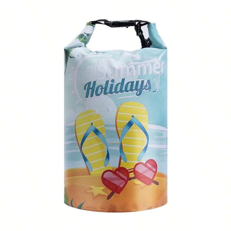 Outdoor Waterproof Bag Waterproof Bucket Bag Rafting Waterproof Storage Bag Stream Trekking Waterproof Backpack Beach Waterproof Bag Digital Print Bag - Multicolor - View 1