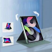 TIANYIMING 透明壓克力 360° 旋轉保護殼，多折疊支架保護殼，兼容 iPad/GalaxyTab/LenovoTab/LenovoXiaoxin PAD/LenovoIdea Pad/MatePad/HonorPad/XiaomiPad/RedmiPad 及其他系列平板電腦型號，亦兼容 iPad A16 2025、Air 11/13、M2/M3 2024/2025、Pro 11/13、M4 2024、Air 5/Air 4 10.9 吋 2022、第 9 代、第 8 代、第 7 代 10.2 吋、第 5 代、第 6 代 9.7 吋、第 10 代 10.9 吋 2021、Pro 11/12.9 吋、Mini6 - 墨綠色 - 查看 2