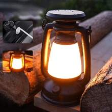 1PC Solar Flame Lamp Hemp Rope Dual-Charging Portable Decorative Light For Outdoor Camping Courtyard - Camping Lights - View 7