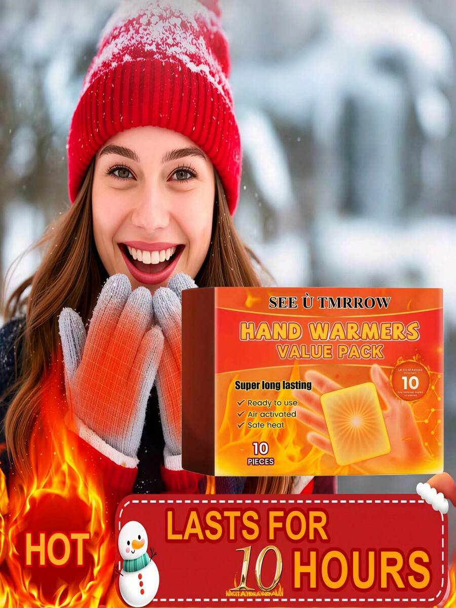 Winter Full Body And Foot Warmers - Ideal For Skiing, Ice Skating, Cold Weather Camping. Perfect Gift For Easter, Mother's Day, Women's Day And Independence Day. Used For Warming Hands, Feet, Chest And Back, Suitable For Outdoor Use, Large Hand Warmers And Body Warmers, Long-Lasting, High-Efficiency Warmers, Designed For Winter And Outdoor Work, Cold Protection, Physical Heating Warmers - A - View 1