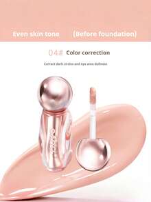 NOVO Contour & Brightening Concealer, Covers Blemishes And Dark Circles, Lightweight Texture For Natural Flawless Makeup. Suitable For Parties, Festivals, Birthdays, Gatherings And Gifts For Women. - 04# Pink Orange - View 12
