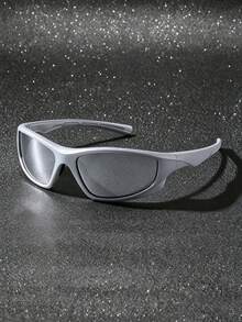 1 Pair European And American Style Full Frame Outdoor Sports Black Cycling Glasses - 純色 - 查看 15