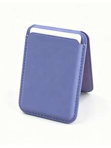 EIGIIS 1 pieza Billetera magnética para teléfono, Soporte magnético para tarjetas, Soporte ajustable con 3 ranuras para tarjetas, Adecuado para uso diario, Diseño de billetera de moda, Billetera duradera apta para todos los teléfonos, Accesorio de funda magnética para teléfono - Multicolor - Ver 21