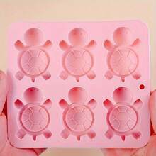 Cute 3D Pink Turtle Silicone Ice Mold, Multi-Functional Home Baking Mold. Refrigerator Ice Tray, Suitable For Home, Bar, Club, Whiskey, Party And Gift, Mini Ice Cube Mold, Kitchen Accessories, Home Goods, Baking, Kitchen, Teacher Gift - Turtle Mold - View 8