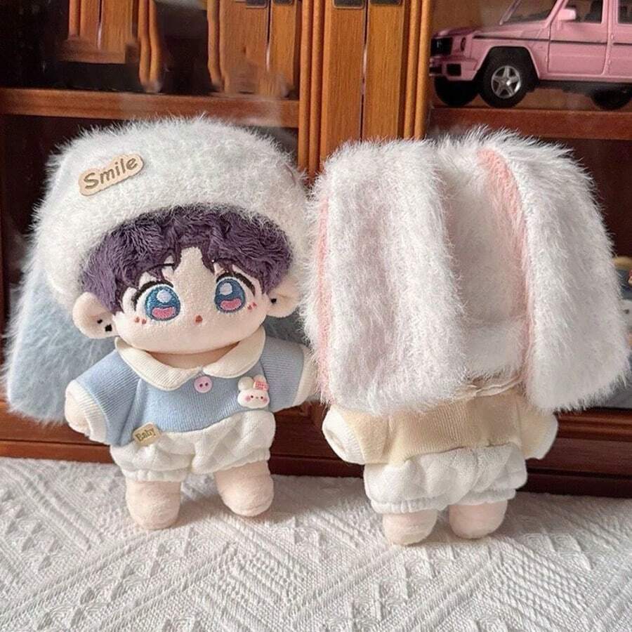 10cm/13cm 娃娃服裝套裝系列，娃娃穿搭服飾，套裝組合，娃娃，毛絨玩具衣服，明星周邊娃娃服裝，派對小禮物，生日禮物（不含娃娃） - 彩色 - 查看 1