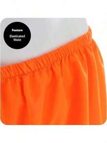 1 Set Kostum Cosplay Dewasa Peran Narapidana Seragam Penjara <Termasuk Atasan + Celana> - Burnt Orange - View 8
