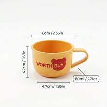 1 Stück 76/80ML 316 Edelstahl Kaffeebecher mit Griff, tragbarer Wasserbecher, isolierter Anti-Verbrühungs Trinkbecher, wiederverwendbarer Tee Milch Kaffeebecher, geeignet für Studenten und Erwachsene zur Verwendung in Schule, Büro, Reisen, Outdoor Camping, Picknick - Verschiedenfarbig - Übersicht 12