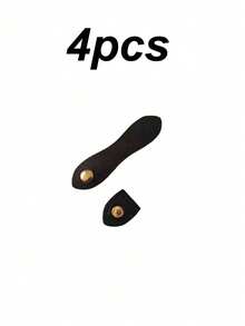 Botones de cuero para manualidades DIY, accesorios de costura plegables, para hacer ganchillo/billeteras/bolsos, botones a presión de cuero artificial, botones de colores múltiples, adecuados para bolsos y billeteras, anillos de metal - Multicolor - Ver 32
