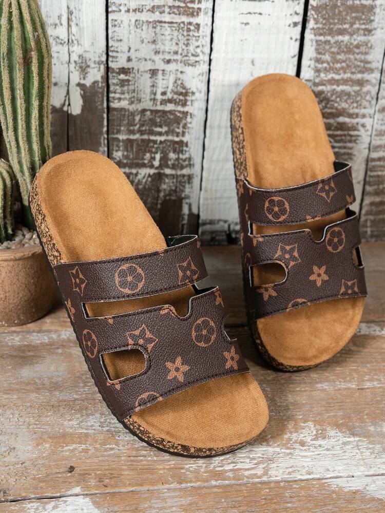 Women's Summer Thick Sole Fashion Versatile Sandals, Comfortable For Street And Beach Wear - Brown - View 5