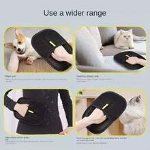 Double-Sided Glove For Pet Cleaning And Grooming With Hair Removal Feature LR-0347 - 查看 6