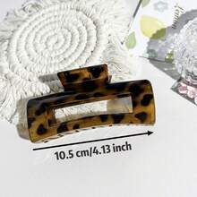 3 pezzi Fermagli per capelli con stampa leopardata, fermagli per capelli antiscivolo con presa forte, accessori per capelli da donna per uso quotidiano, ufficio, viaggio e bagno - Multicolore - Visualizzare 9