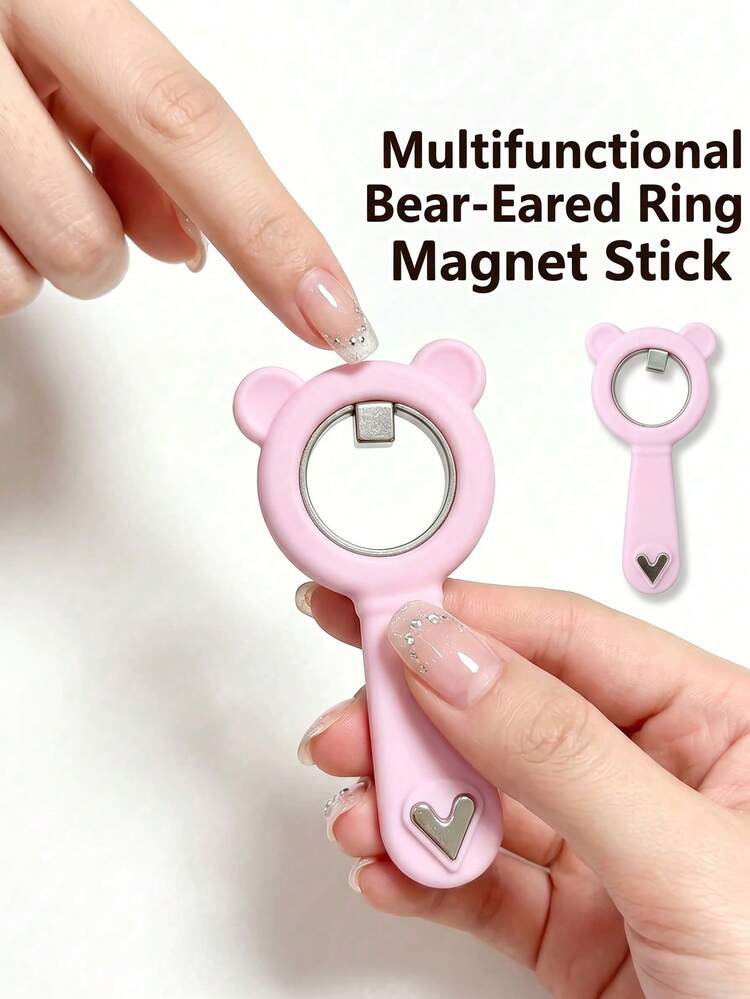 Dụng cụ vẽ móng mắt mèo nam châm tròn Little Bear, nam châm tròn chuyên nghiệp, tạo hiệu ứng vòng tức thì, độ bám dính mạnh, phù hợp cho móng gel - Dụng cụ vẽ móng - Nhiều màu - Xem 5