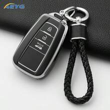 Casing Kunci Mobil TPU Baru, Untuk Ta 2018-2022 Camry, Corolla, Avalon, RAV4, dan Lainnya, Pelindung Remote Control Anti Jatuh & Tahan Aus, Pas Sempurna - Model  B - View 12
