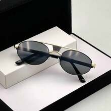 1 paire de lunettes de luxe à monture complète pour hommes 2026, style rétro décontracté, convient pour la photographie, la conduite, les voyages, la plage, la vie quotidienne et d'autres occasions. Couleur unie rétro - Multicolore - Voir 3