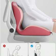 Upgraded Integrated L-Shaped Memory Foam Seat Cushion, Ergonomic Lumbar Support Pillow, Relieves Sciatica And Back Pain, Universal For Cars, Trucks, Office Chairs, Gaming Chairs, Long-Distance Driving Accessory - Lumbar Support Cushion - View 5