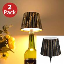2/1pc Portable LED Creative Table Lamp, USB Rechargeable, 3 Color Modes, Touch Switch, Adjustable Brightness, Direct Plug Into Bottle For Use, DIY With Various Bottles, Suitable For Living Room/Dining Room/Bathroom/Windowsill And Bedroom Lighting Decoration - Bottle Lamp - View 12