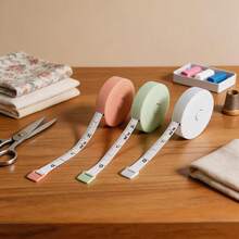 Portable Cute Mini Soft Tape Measure, Measuring Tape For Body Measurements, Clothing, Waist, Sewing Tool, School Supplies - Multiple Styles - View 1