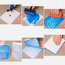 Printing Plate Reusable For Gel Monoprinting Arts A5 - A - View 4