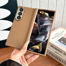 1pc Solid Color Popular Business Lightweight Shockproof Anti-Slip Smart Phone Case Fashionable Phone Cover Foldable Phone Case Protective Cover Foldable Phone Case Compatible With Galaxy Z Fold7 Galaxy Z Fold6 Galaxy Z Fold5 Galaxy Z Fold4 Can Be Used As Birthday Gift Graduation Gift Back To School Gift - Multicolor - View 21