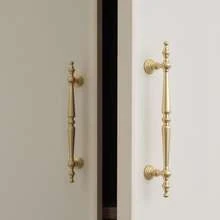 French Luxury Gold Cabinet Door Handle/Drawer Handle, Vintage Design, Zinc Alloy Material Rust-Resistant And Non-Fading, Universal Metal Handle For Wardrobes And Cabinets - Double Hole - View 8