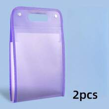 2pcs/1pc Handheld Vertical File Bag, Large Capacity 13-Layer Vertical File Bag, Vertical Accordion Bag, File Folder And File Bag, Portable File Storage Bag, A4 Handheld Large Capacity Multi-Layer Storage Bag, Document Classification And Organization Bag, Insert File Folder, Handheld File Folder A4 Storage Bag. Office Storage Bag, Office And School Supplies, University Essential, Stickers, Pens, Education, Colors, School Supplies, Pen Holder, Pen Box - Multicolor - View 23